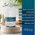 thumbnail image 3 of NAIMA Sal Epsom Natural, 1kg | Sulfato de Magnesio 100% Puro y Vegano | Relajante Para Baños, Masajes y Exfoliación Naima Nuevo / Bolsa re-sellable, 3 of 7