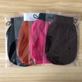 thumbnail image 4 of MasteelfCA 4 Pcs Gants de Bain Mitaines de Bain Gants Exfoliants Gants de Douche Portatifs, 4 of 7