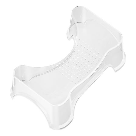 WORGEOUS Clear Pet Toilet Stool For Adults And Toddlers Non-Slip Bathroom Foot Stool For Squatting Step Stool For Pooping And Potty Training