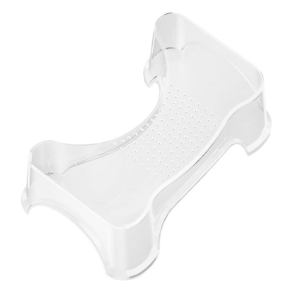 WORGEOUS Clear Pet Toilet Stool For Adults And Toddlers Non-Slip Bathroom Foot Stool For Squatting Step Stool For Pooping And Potty Training