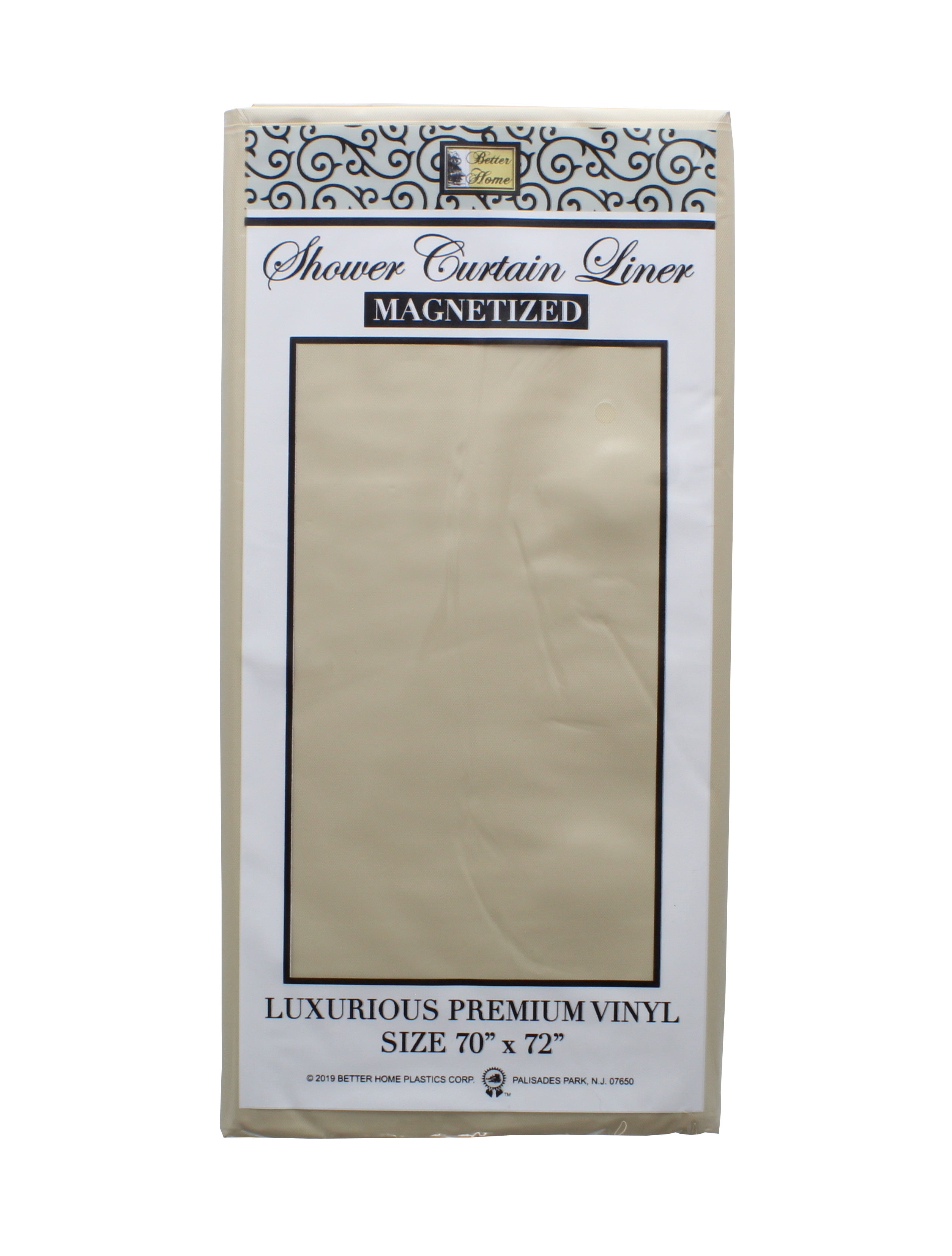 Shower Curtain Liner Beige Vinyl