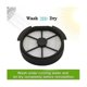 thumbnail image 2 of Accesorios de filtro frontal LANNMXG para aspiradora de mano Puppyoo T12/T12 Plus 3 piezas, 2 of 5