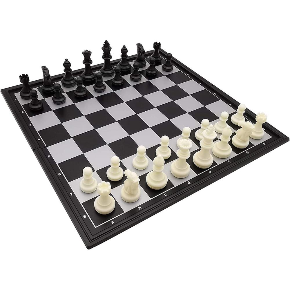 Swfoer Magnetic Chess Set, 15 Inch Folding Travel Board photo 7