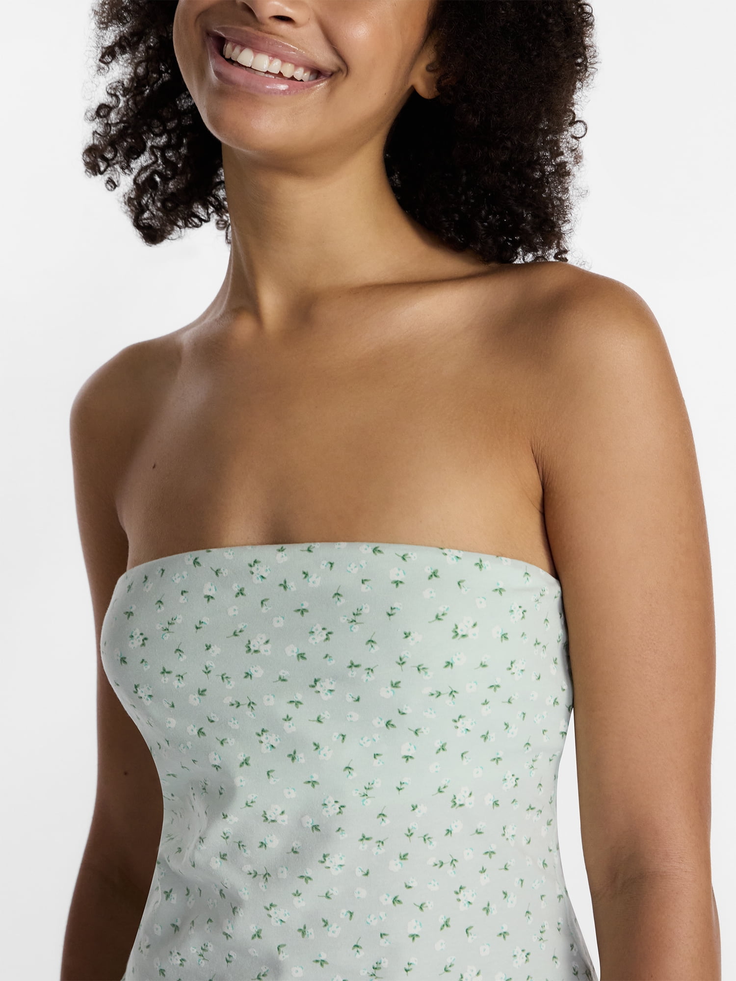 No Boundaries Cloud Core Sleepwear Tube Top, Women’s and Women’s Plus XXS-3X