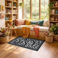 Whimsy Goth Rug ODIKA 3'x5' Ultra-Soft Throw Mat, Gothic Snake Witchy Moody Whimsical ...