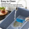 thumbnail image 5 of Whole Save Direct 3Pcs 32.6L Gray Utility Bus Box, Large Restaurant Grade Dish Tub for Commercial Kitchens, Bars & Catering Events, Stackable Storage Container for Home Organization, 5 of 7