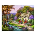 thumbnail image 1 of Paisaje completo taladro diamante pintura DIY costura punto de cruz conjunto regalo (C) Hugtrwg Para estrenar, 1 of 9