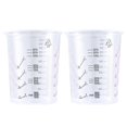 thumbnail image 1 of 600ML Transparent PP Measuring Cup Set for Painting and Renovation Use, Disposable and, 1 of 4