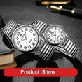 thumbnail image 4 of 12 14 16 18 20mm Stretch Expansion Stainless Steel Watch Band Retractable Strap Metal Elastic Watch Band Accessories Bracelet-gold, 4 of 5