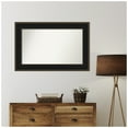 thumbnail image 5 of Amanti Art Custom Wall and Bathroom Mirror (28.75 x 43.75 in.), Mezzanine Espresso Frame, 5 of 7