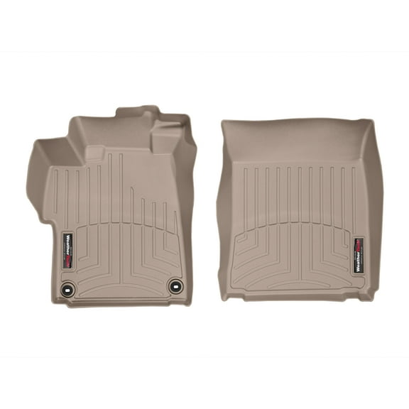 WeatherTech Custom Fit FloorLiners compatible with Honda Civic Si, Civic - 1st Row (Driver & Passenger), Tan