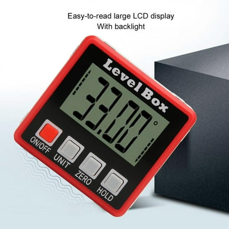 

Fugacal 4-Button Angle Meter Angle Calibration Meter For Automobile Building Masonry Carpentry