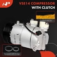 thumbnail image 3 of A-Premium Air Conditioner AC Compressor with Clutch Compatible with Kia Forte 2022 2023 2024, 2.0L, 3 of 6