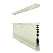 Chicology Cordless Top Down Bottom Up Blackout Cellular Shade Neutral White 24 in. W x 48 in. L