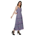 thumbnail image 3 of Moomaya Robe Longue Décontractée pour Femmes Sans Manches à Bretelles Spaghetti Ajustables, 3 of 6