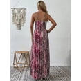 thumbnail image 5 of Women's Full Size Printed Scoop Neck Maxi Cami Dress 100% Polyester Lightweight Flowing For Elegant Weather Daily Wear, 5 of 12
