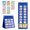 Blue with yellow bag, variant on Visual Schedule Chart Double Side Weekly Planner Chore Chart Kid Learning Materials Routine Chart for Toddler