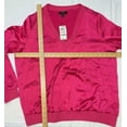 thumbnail image 3 of MSRP $70 Alfani Satin V-Neck Blouse Pink Large, 3 of 3