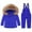 Blue, variant on Girls Snow Wear Warm Snowsuit for Toddlers Features Jacket and Pant Set for Winter Adventures