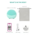 thumbnail image 3 of FOREO LUNA 4 Mini – Pearl Pink Silicone Facial Cleansing Brush with T-Sonic Pulsations - Artic Blue, 3 of 7