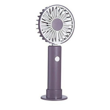 

Cooler Mini Handheld Fan USB Charging Desk Fans Office Energy Purple