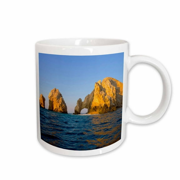 3drose, El Arco, the Arch, Cabo San Lucas, Baja, Mexico - Sa13 Dpb0726 - Douglas Peebles, 11oz Mug