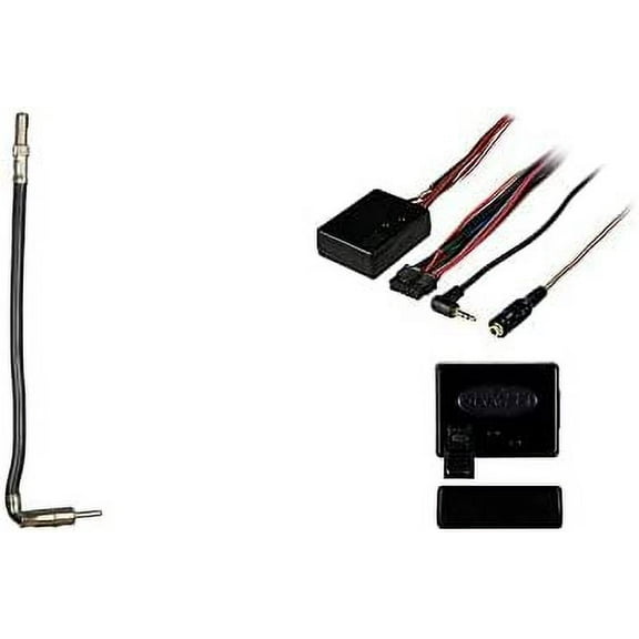 Metra Axxess ASWC-1 Universal Steering Wheel Control Interface & 40-CR10 Chrysler 2001-Up Car Antenna Adapter