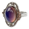 thumbnail image 2 of Temperatura Oval de ánimo Emoción ón de Color Banda Cambiante Tamaño Del Ajustar Hugo Mood Ring, 2 of 10