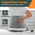 thumbnail image 4 of Heating pad - Electric heating pads - Warming back pad - LCD controller with 10 heat settings and 3 timers, 4 of 5