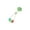 Green,B, variant on Dog Chew Toy with Suction Cup,Interactive Tug-of-war Pet Molar Toy, Durable Plastic Dog Toy for Small, Medium, and Large Dogs