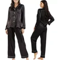 thumbnail image 1 of Pijama De Mujer Pantalones De Pijama Mujer De Seda 2 Piezas, 1 of 8