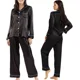 thumbnail image 1 of Pijama De Mujer Pantalones De Pijama Mujer De Seda 2 Piezas, 1 of 8