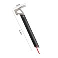 thumbnail image 3 of Hovilon Camping Hammer Heavy Duty with Tent Stake Remover,Outdoor Lightweight Aluminum Alloy Handle Stainless Steel Hammer, Multifunctional Camping Tent Canopy Ground Nail Hammer Nail Puller Hammer, 3 of 8