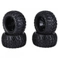 thumbnail image 1 of Herwey RC Tire Remote Control Car Tire RC Car Accessories Hex Drive Hub RC Car Tire Tire Set For Industry Repair Shop, 1 of 8