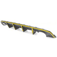 thumbnail image 4 of Ikon Motorsports Compatible with 15-23 Dodge Charger SRT OE Style Rear Diffuser with Yellow Reflective Tape, 4 of 9