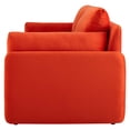 thumbnail image 6 of Sofa, Velvet, Orange, Modern Contemporary Urban Design, Living Lounge Room Hotel Lobby Hospitality, 6 of 9