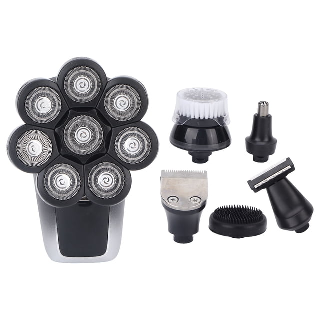 Afeitadora de cabeza eléctrica, afeitadora de cabeza 8D Afeitadora de cabeza eléctrica IPX7 Afeitadora de cabello eléctrica Integración perfecta