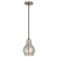 thumbnail image 2 of Livex 1 L Signature Mini Pendant Brushed Nickel Smoke Glass Sale Lamp 40604-91, 2 of 3