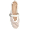 thumbnail image 5 of Journee Womens Casha Mesh Slip On Square Toe Dress Flats, 5 of 10