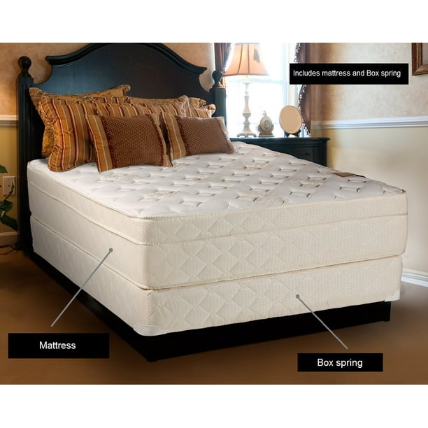 Sleep System With Enhance Support, Twin Size Bed Mattress And Box Spring Set