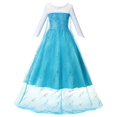 thumbnail image 3 of Vestidos de princesa para Halloween, ropa para bebé, disfraz de Elsa, Reina de la nieve, 2022, 3 of 3