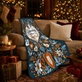 thumbnail image 3 of Mom Love Message Postal Hearts And Floral Collage Warm Scrapbook Style Moms Sentimental Scrapbook Collage Warm Flannel Blanket, Mother's Day Gift for Bedroom and Living Room Home Decor, 3 of 9
