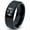 Black Bevel Polish Tungsten, variant on Tungsten Couple Family Two Child Holding Hands Band Ring 8mm Men Women Comfort Fit Black Dome Brushed Polished