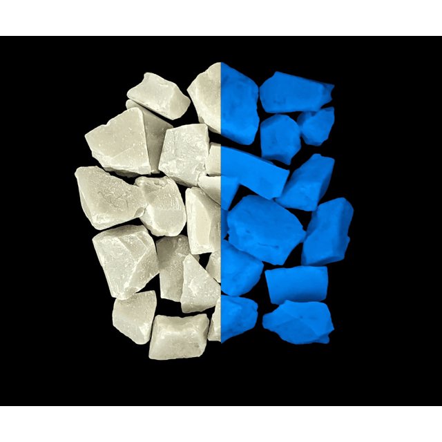 8-15mm Premium Grade Glow Rocks - Blue