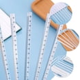 thumbnail image 3 of Miangastore 10Pcs Clear Triangular Ruler Plastic Scale Ruler Plastic Drawing Ruler Students Scale Ruler, 3 of 8