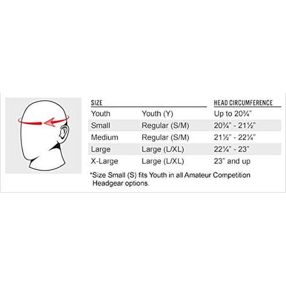 Fighting Sports USA Boxing Competition Headgear (Open Face), Black, Large