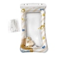 thumbnail image 4 of Bolsa impermeable para teléfono móvil con cordón, esencial para viajes, bolsa Universal impermeable para teléfono móvil para buceo Oso amarillo, 4 of 9