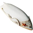 thumbnail image 3 of Wood Boat Nautical Themed Home Decorating Toy Figure Decorative Ornament (Boat-e), 3 of 5