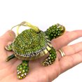thumbnail image 5 of Sea Turtle Ornament – Rhinestone Enamel Turtle Christmas Tree Holiday Decoration, 5 of 7