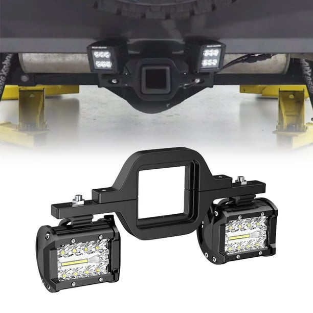 Ryanstar Racing 2X 4" 60W Led Lights and 2.5" Tow Hitch Mounting